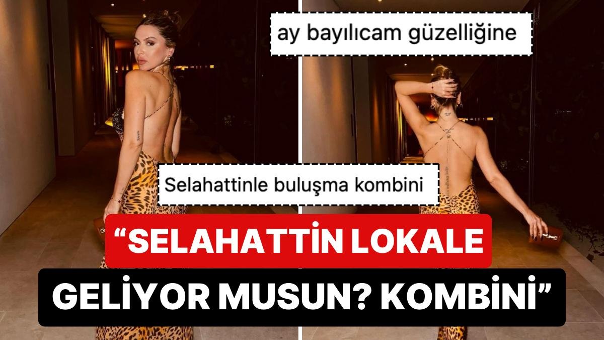 Hadise’nin Leopar Desenli Elbisesiyle Catwalk Yaptığı Son Paylaşımı “İlah mısın Silah mı?” Dedirtti