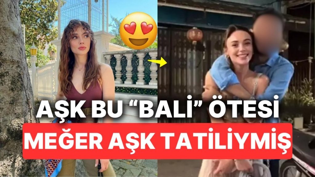 Bali Tatilinde Maymunlara Sarılan Rabia Soytürk Bayramı Fırsat Bilip Aşkını da İlan Etti