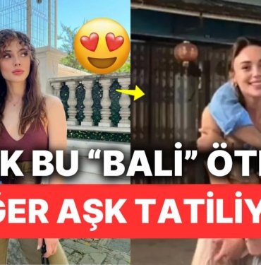 Bali Tatilinde Maymunlara Sarılan Rabia Soytürk Bayramı Fırsat Bilip Aşkını da İlan Etti