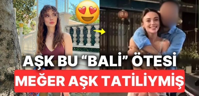 Bali Tatilinde Maymunlara Sarılan Rabia Soytürk Bayramı Fırsat Bilip Aşkını da İlan Etti