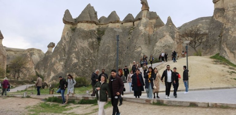 Bayram tatilinde Kapadokya’ya turist akını