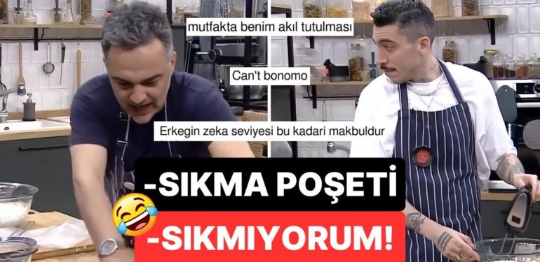 Arda Türkmen’e Katılıp Mutfaktan Gram Anlamadığını Kanıtlayan Can Bonomo’nun Sıkma Poşetiyle İmtihanı!
