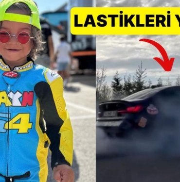 Kenan Sofuoğlu 5 Yaşına Giren Oğlu Zayn’a Araba Hediye Edince Zayn Aracın Lastiklerini Yaktı