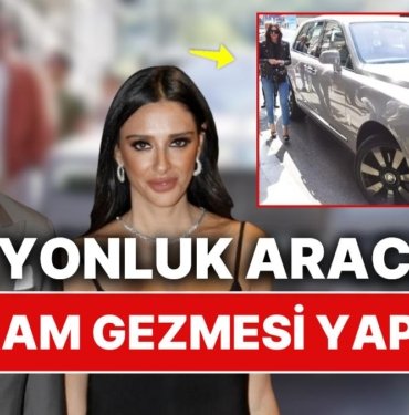 Aslıhan Doğan Turan Milyon Eurolar Değerindeki Lüks Aracıyla Bayramda Yolların Tozunu Attırdı