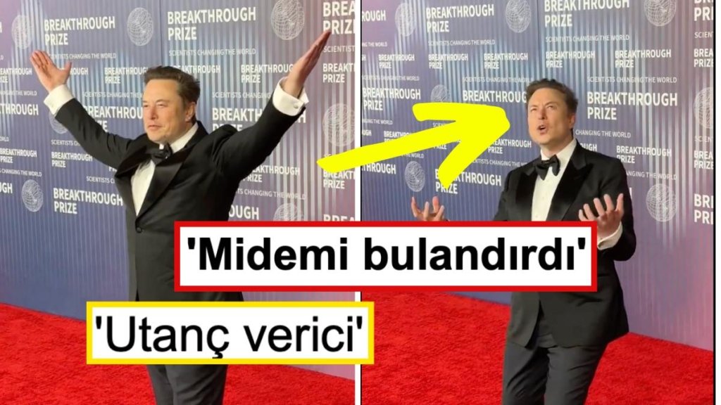 Ünlü Girişimci Elon Musk’ın Kırmızı Halıdaki Bi’ İlginç Hareketleri ‘Bu Neydi Şimdi?’ Dedirtti!