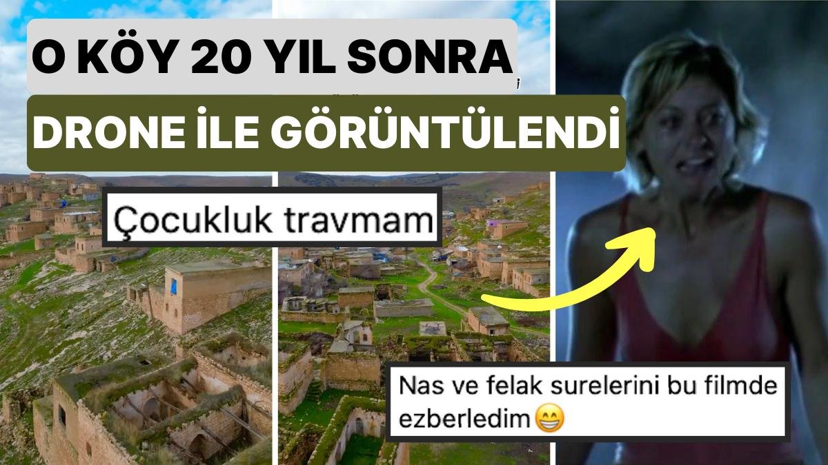 Birçoğumuzun Çocukluk Travması Olan “Büyü” Filminin Çekildiği Köyün Günümüzdeki Hali Drone ile Görüntülendi