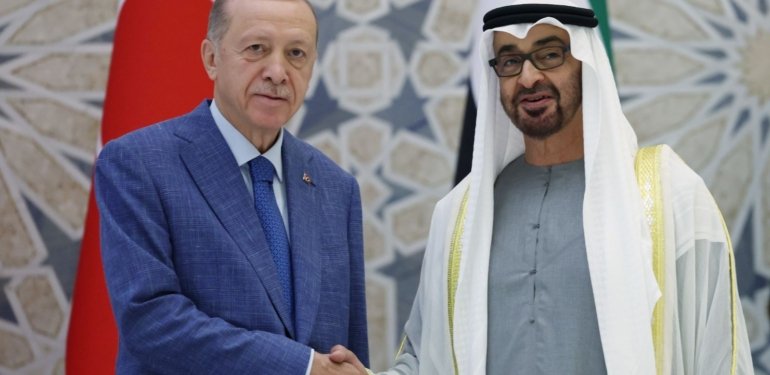 Cumhurbaşkanı Erdoğan, BAE Devlet Başkanı Al Nahyan ile görüştü