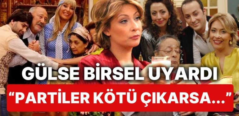 Gülse Birsel’den Avrupa Yakası ve Yalan Dünya Konseptli Parti Yapanlara Karşı Hayranlarına “Kötü” Uyarısı