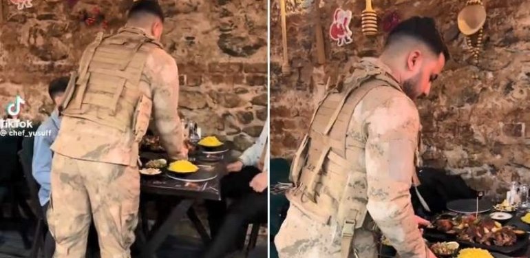 İstanbul’da askeri üniforma ile servis yapan restoranda 3 gözaltı