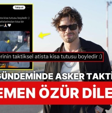Yalının Yakışıklısı Taro Emir Tekin Savaş Gündeminde “İsrail Askeri” Paylaşımı Yapıp Tepki Gelince Özür Diledi