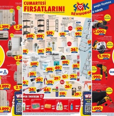 ŞOK’a Yapı Malzemeleri Geliyor! 20 Nisan 2024 ŞOK Aktüel Ürünler Kataloğu