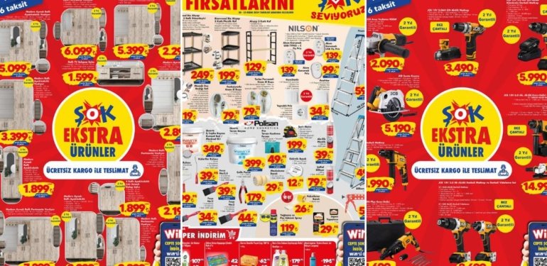 ŞOK’a Yapı Malzemeleri Geliyor! 20 Nisan 2024 ŞOK Aktüel Ürünler Kataloğu