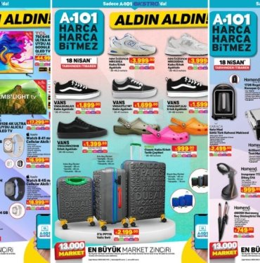 A101’e Valiz Seti Geliyor! 18 Nisan 2024 A101 İnternete Özel Aldın Aldın Kataloğu
