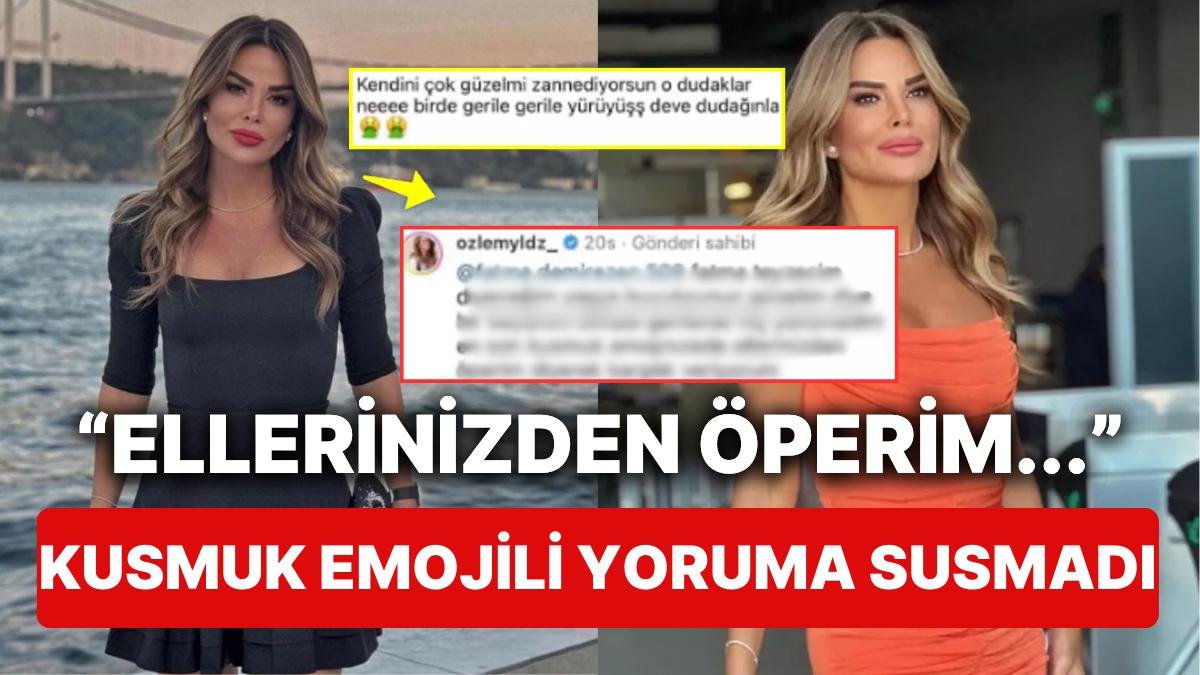 Özlem Yıldız Paylaşımına Kusmuk Emojileri Dolu Yorum Yapan Takipçisini Görünce Kendini Tutamadı