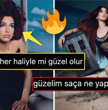 Başarılı Şarkıcı Dua Lipa, ELLE Dergisi İçin Kamera Karşısına Geçti, Ortalık Alev Aldı