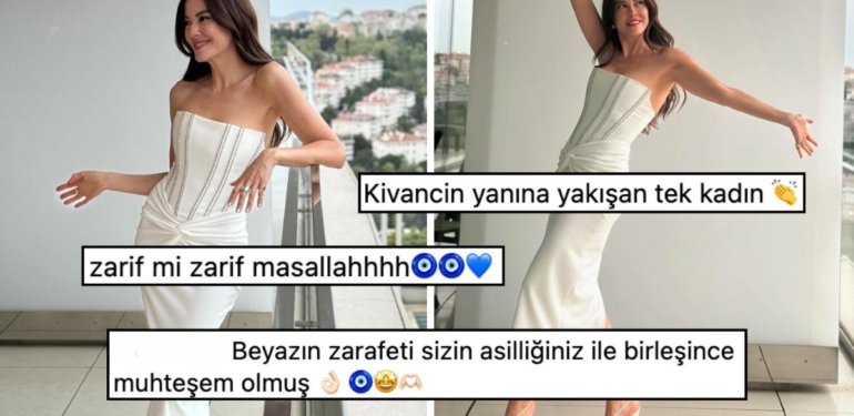 Göz Kamaştırdı! Kıvanç Tatlıtuğ’un Eşi Başak Dizer Zarif Ödül Töreni Kombiniyle Büyük Beğeni Topladı