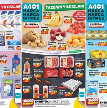 20 – 26 Nisan 2024 A101 Haftanın Yıldızları Kataloğu