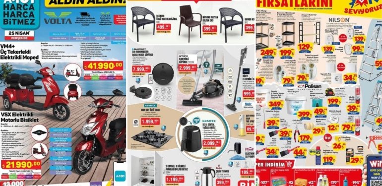 İndirim Günleri Başlıyor! 20 – 26 Nisan Haftasında A101, BİM ve ŞOK Aktüel Ürünler Listesinde Ne Var?