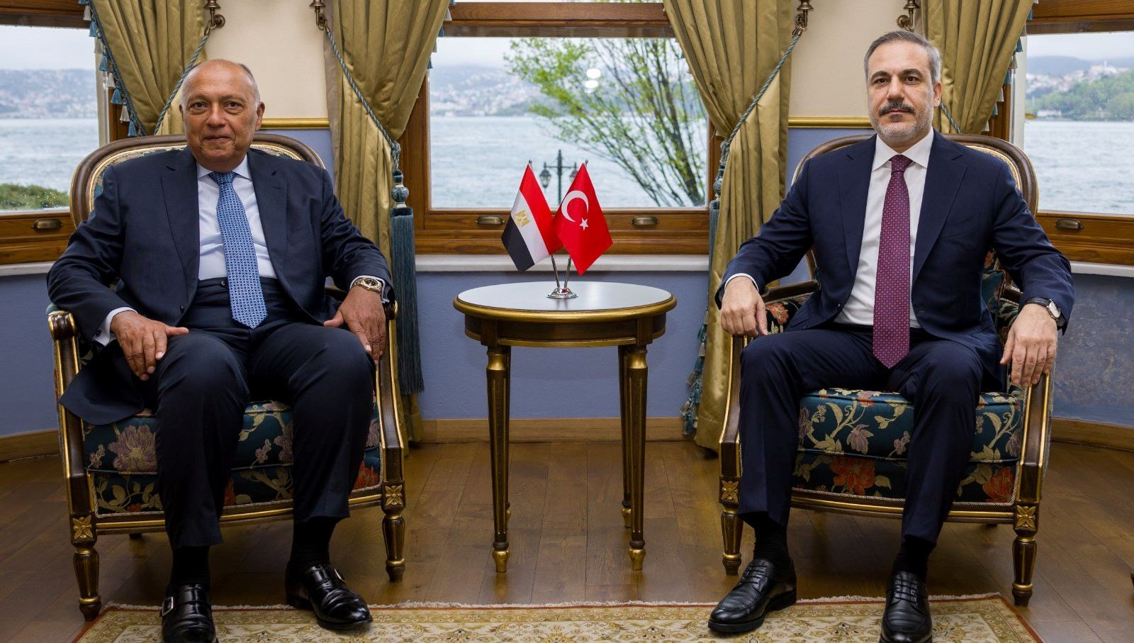 Bakan Fidan, Mısırlı mevkidaşı Semih Şükri ile görüştü