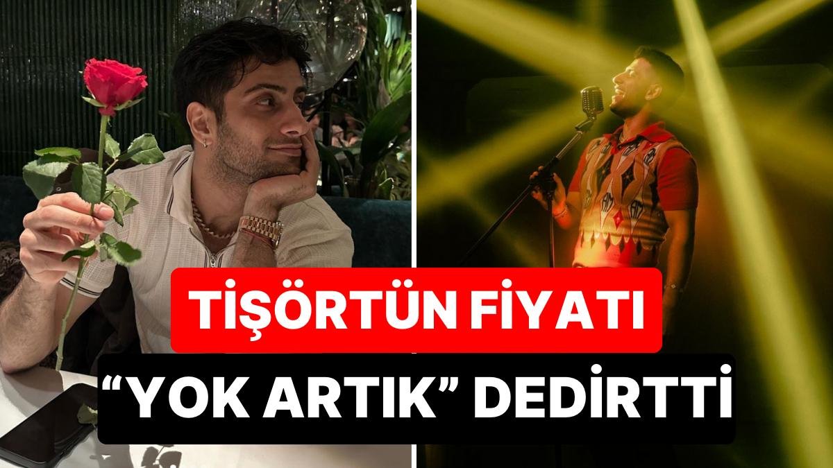 Reynmen’in ‘Renklensin’ Şarkısının Lansman Klibinde Giydiği Tişörtün Fiyatı Dudak Uçuklattı!