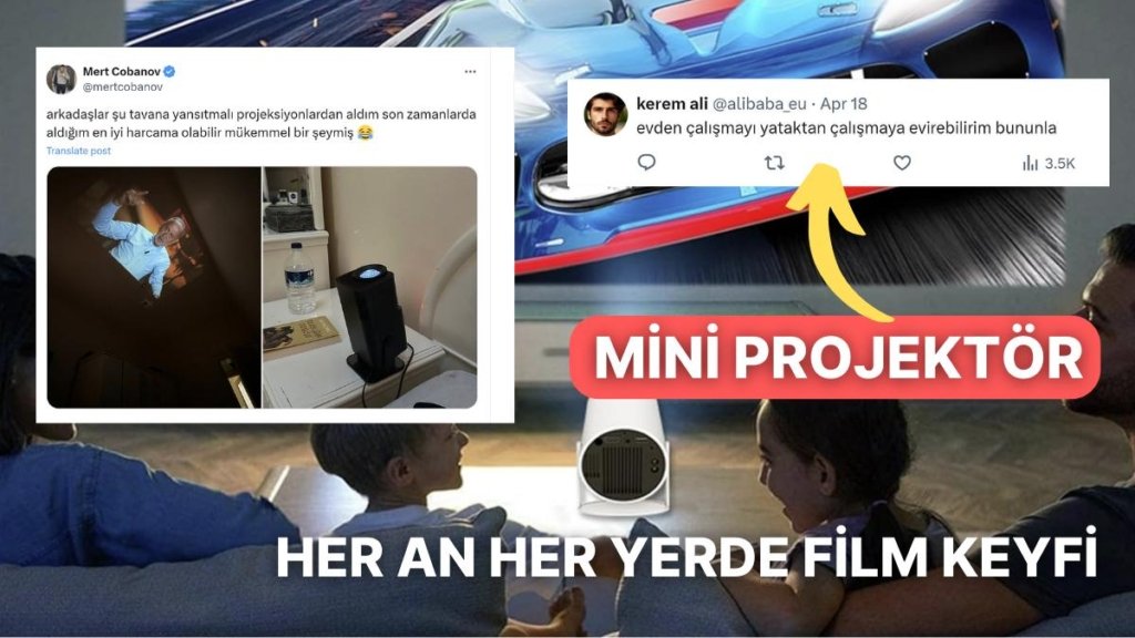 Her An Her Yerde Sinema Keyfini Doruklarda Yaşayabileceğiniz Mini Projektörler