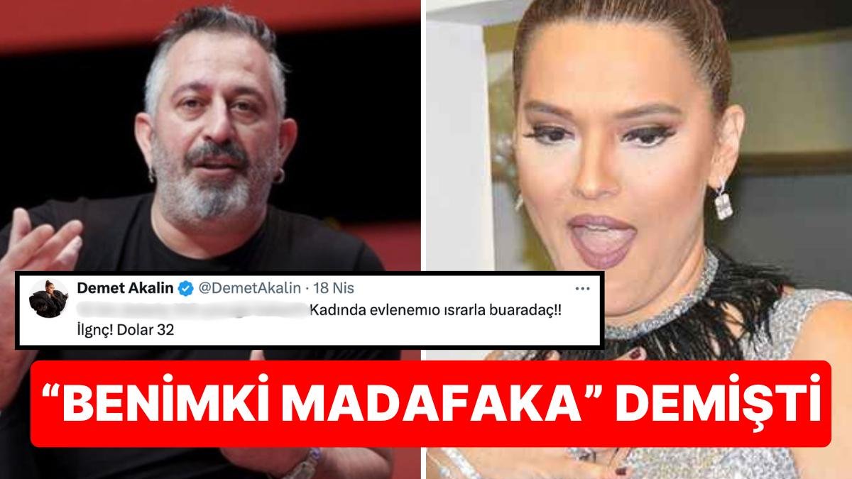 Ahu Yağtu’ya Verdiği Nafakaya İsyan Etmişti: Yorum Kadın Demet Akalın, Cem Yılmaz’a Resmen Ayar Verdi!