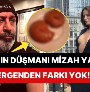 Yine mi Meme Göndermesi? Cem Yılmaz’ın Kurabiye Paylaşımı Serenay Sarıkaya’ya Yoruldu!