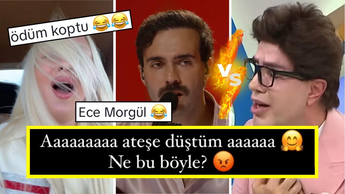 Ece Seçkin, Mert Demir’in Sükunetle Söylediği ‘Ateşe Düştüm’de Acayip Yükselen Yılmaz Morgül’ü Taklit Etti