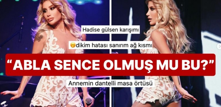 Beton Kadın İrem Derici’nin Dantellere Büründüğü Son Sahne Kostümü “Bu Kadar da Değil Abla” Dedirtti!