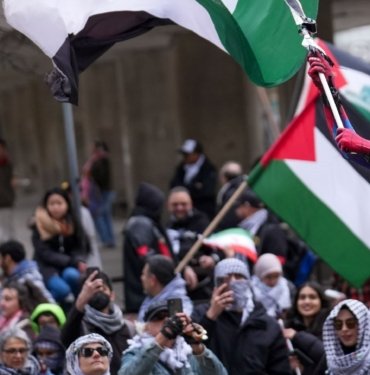 Kanada’da Filistin’e destek gösterisi