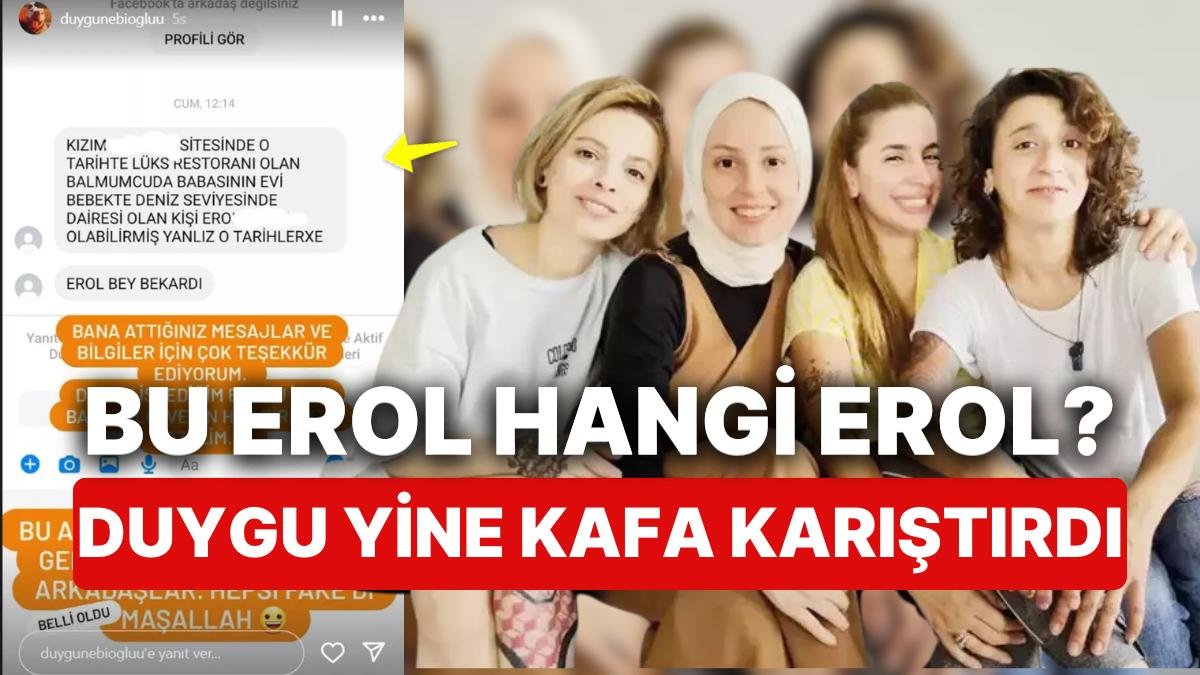 Duygu Nebioğlu Nüfusta Baba Adlarının “Erol” Olduğunu Söyleyerek Yine Kafaları Allak Bullak Etti