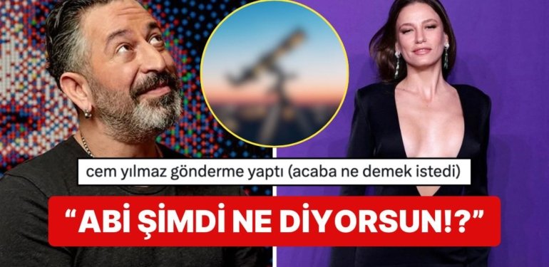 Serenay Sarıkaya’yla Göndermeleşmeleri Bitmeyen Cem Yılmaz’ın Yeni Sembolik Paylaşımı Kafa Yaktı!