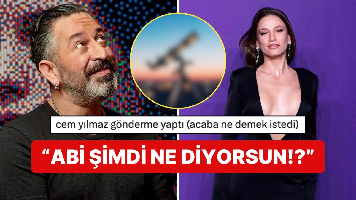 Serenay Sarıkaya’yla Göndermeleşmeleri Bitmeyen Cem Yılmaz’ın Yeni Sembolik Paylaşımı Kafa Yaktı!