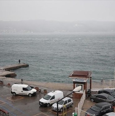 Bodrum’da feribotlara fırtına engeli