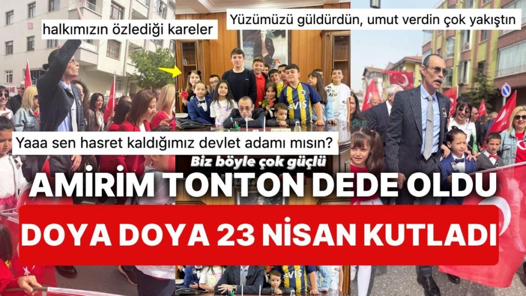 Etimesgut Belediye Başkanı Erdal Beşikçioğlu’nun Çocuklarla Doya doya 23 Nisan Kutladığı İç Isıtan Anlar