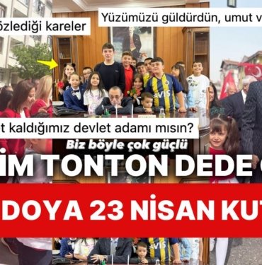 Etimesgut Belediye Başkanı Erdal Beşikçioğlu’nun Çocuklarla Doya doya 23 Nisan Kutladığı İç Isıtan Anlar