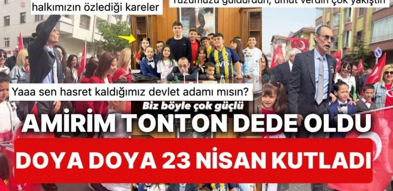 Etimesgut Belediye Başkanı Erdal Beşikçioğlu’nun Çocuklarla Doya doya 23 Nisan Kutladığı İç Isıtan Anlar