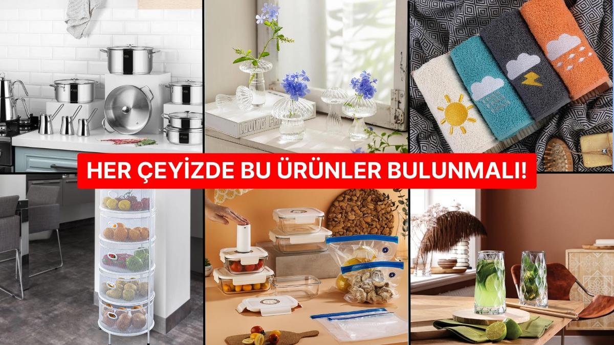 Çeyiz Alışverişi Yapanların İlgisini Çekecek Birbirinden Güzel Ürün Önerileri