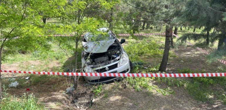 Seyir halindeyken arka lastiği fırladı