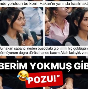 Basketbol Maçında Boy Gösterdiler: Poz Kesen Hande Erçel de Buz Kesen Hakan Sabancı da Dillere Fena Düştü!