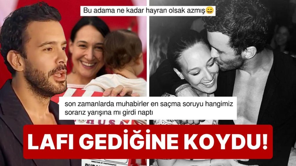 Barış Arduç’tan Yakışıklılığı Üzerinden Biricik Eşi Gupse Özay’a Laf Atan Muhabire Kapak Gibi Cevap!