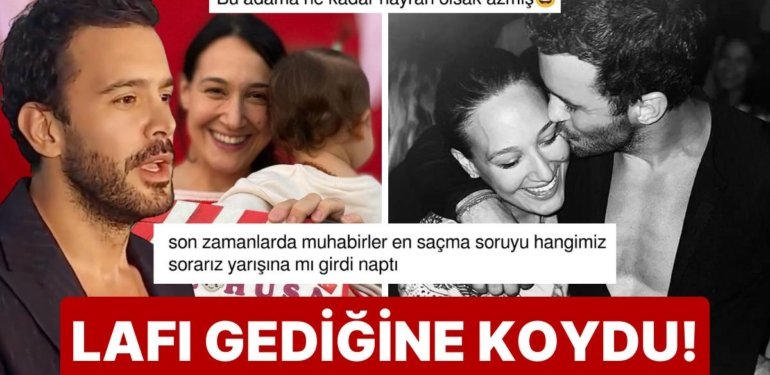 Barış Arduç’tan Yakışıklılığı Üzerinden Biricik Eşi Gupse Özay’a Laf Atan Muhabire Kapak Gibi Cevap!