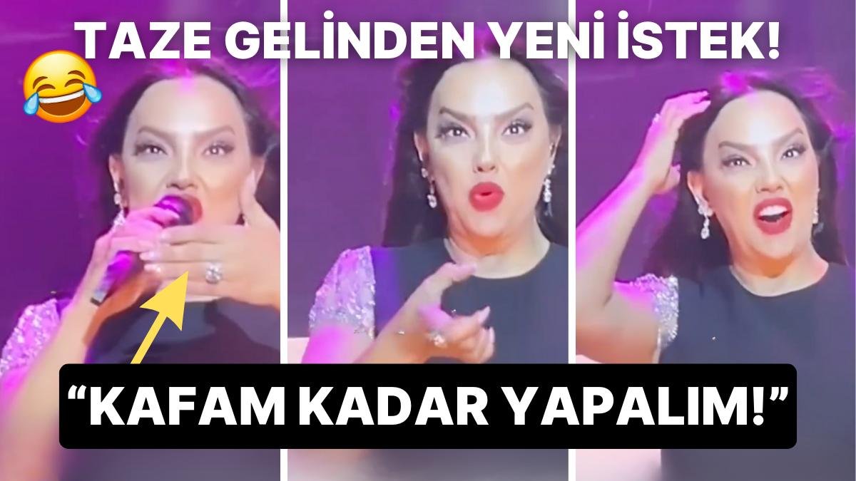 Çiçeği Burnunda Gelinden Yeni İstek: Yüzüğünün Boyutunu Beğenmeyen Ebru Gündeş Sahneden Mesaj Gönderdi!