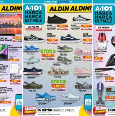 A101’e Kurutmalı Çamaşır Makinesi Geliyor! 25 Nisan 2024 A101 İnternete Özel Aldın Aldın Kataloğu