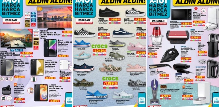 A101’e Kurutmalı Çamaşır Makinesi Geliyor! 25 Nisan 2024 A101 İnternete Özel Aldın Aldın Kataloğu