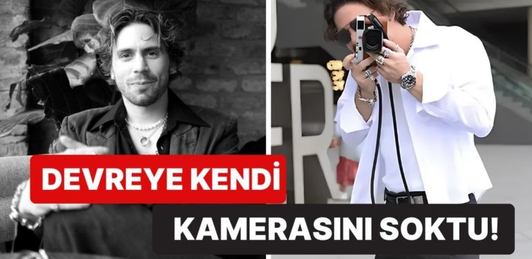 Kamera Flaşlarından Kurtulamayan Taro Emir Tekin’den Muhabirlere Esprili Yanıt