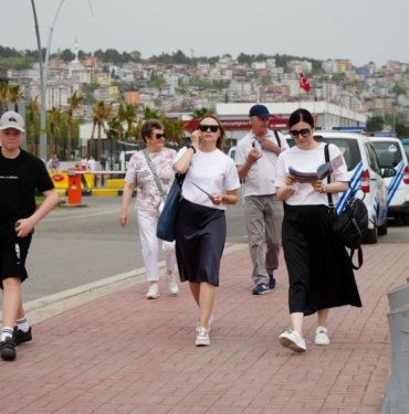 Rus turistler 3 ay sonra Samsun’da