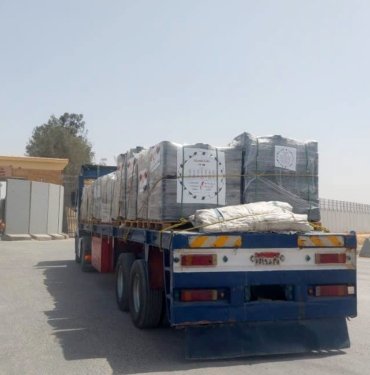 Libya’dan Gazze’ye yardım: Malzemeler Refah’tan giriş yapmaya başladı