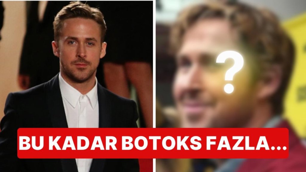 Bunu Kendine Neden Yaptın? Yeni Filmin Galasında Poz Kesen Ryan Gosling’in Yüzündeki Değişim Olay Yarattı