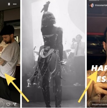Kalça Sallayan Bastık’tan Kuliste de Parlayan Sarıkaya’ya 25 Nisan’da Ünlülerin Yaptığı Instagram Paylaşımları